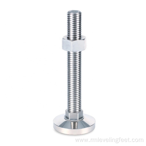 Corrosion-resistant equipment leveling feet